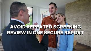 Get your portable tenant screening report online and apply faster