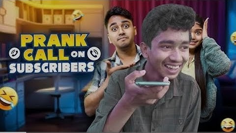 ফানি প্রাঙ্ক কল📲।  prank call☎️ on subscribers 😬😂।