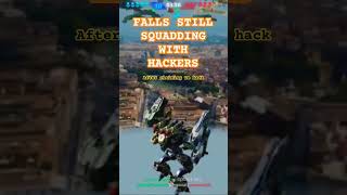 FAILLS SQUADDING WITH HACKERS #gaming #hacker #warrobots