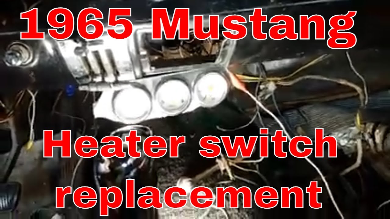 1965 Mustang Heater Wiring 1965 Mustang Engine Gauge Feed With Lights