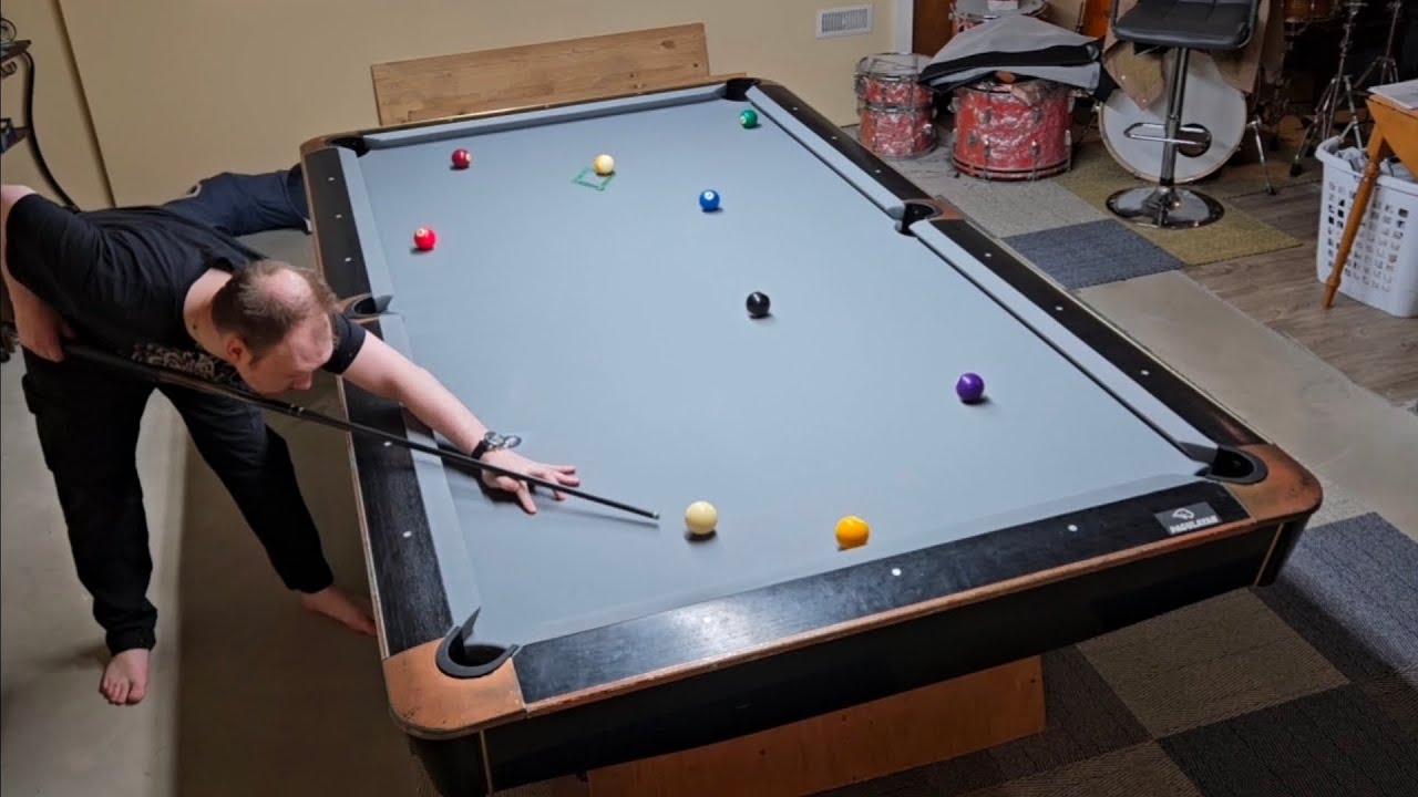 9ft 9 ball vs the ghost - 4 Pack before tragedy strikes!!!! [Gone Bad]