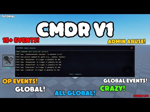 CMDR V1😈|| Studio Lite Tutorial #roblox 