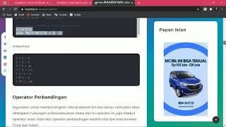 operatir python dan contoh penerapan di pycharm