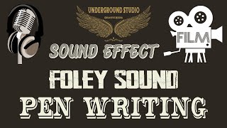 Sound Effect / Foley - Pen Writing