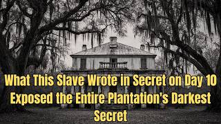 What This Slave Wrote in Secret on Day 10 Exposed the Entire Plantation's Darkest Secret