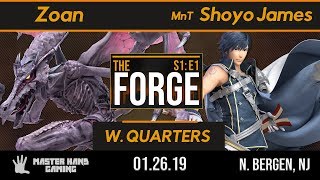 The Forge S1E1 - Zoan Ridley Vs Mnt Shoyo James Chrom - W Quarterfinals