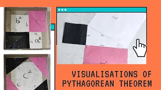 Visualisations of pythagorean theorem in different way for std 7 |  Pythagorean theorem with art |