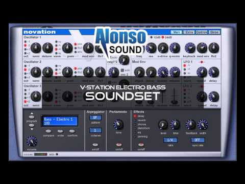 Alonso V-Station Electro Bass Soundset