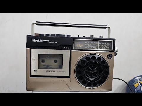 national Panasonic 3BAND radio cassette recorder 543 made in Japan