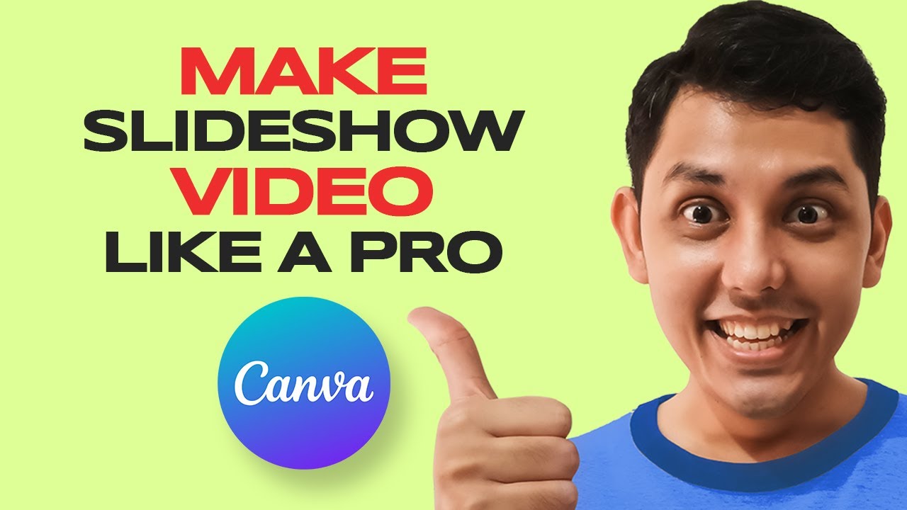 How to Make Slideshow Video Canva Like Pro - YouTube
