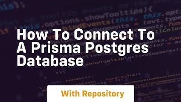 How to connect to a prisma postgres database