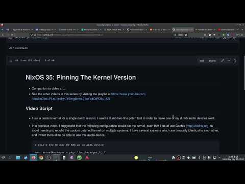 NixOS 35: Pinning The Kernel Version