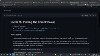 NixOS 35: Pinning The Kernel Version