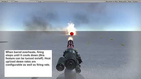 Dual Mini Gun System - Unity 3D Asset Store