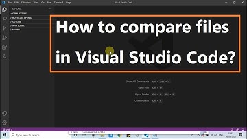 How to compare files in Visual Studio Code?
