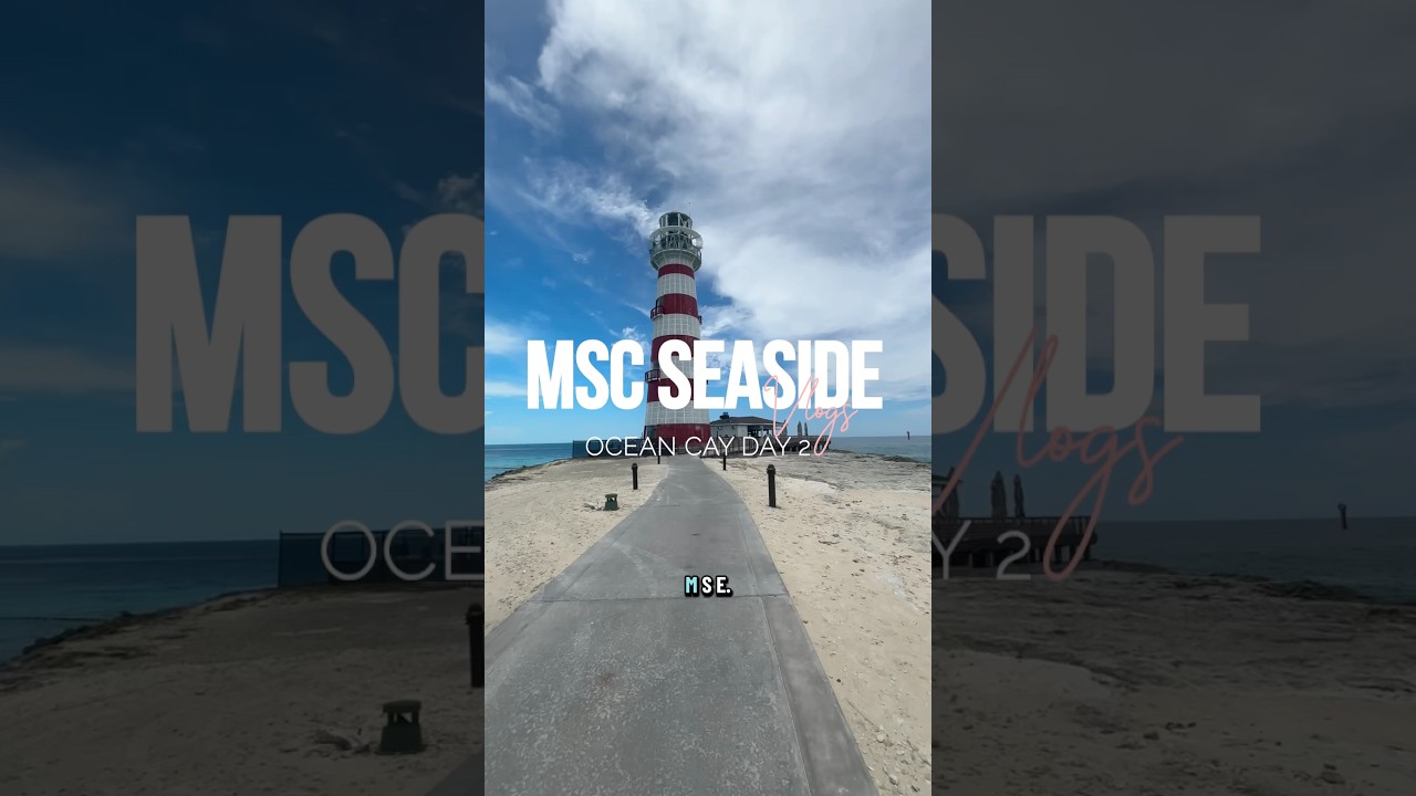 MSC Seaside Vlogs: Ocean Cay Part 2🏖️