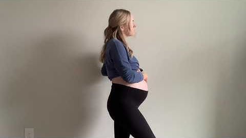 PREGNANT BELLY TRANSFORMATION // WEEKS 18-38, FIRST PREGNANCY