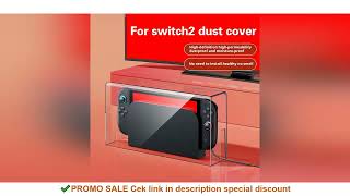 Acrylic Dust Cover For Switch2 Game Console Dustproof Waterproof Transparent Acrylic Hard Covers Gam