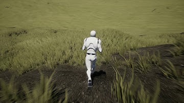 Unreal engine grass test v2