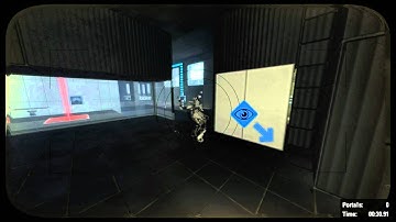Portal 2 - Co-op - Challenge, Laser Crusher, 0 portals