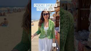 Crochet Your own Summer Cardigan. Full Pattern. #crochettutorial#crochetcardigan#handmadesweater#diy