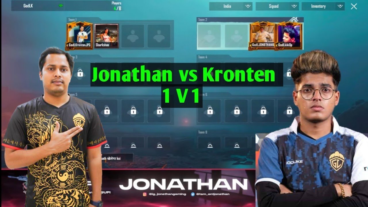 Jonathan vs Kronten 1 v 1 TDM | @JONATHANGAMINGYT - YouTube