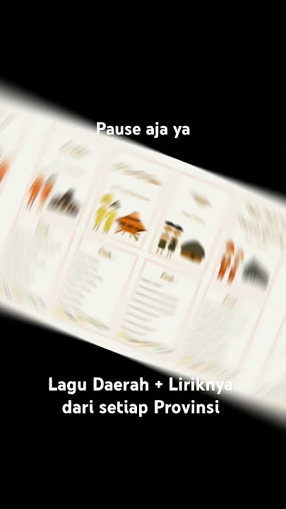 Lagu daerah Liriknya #amparamparpisang #anakkambing #bungongjeumpa #gundulgundulpacul