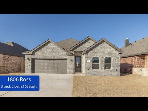 1806 Ross Ave, Lubbock, TX home video tour