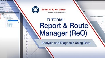 Report & Route Manager Software Tutorial: Analysis and Diagnosis using data