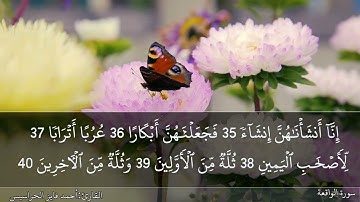 الصفحة 535 سورة الواقعة بصوت القارئ المهندس أحمد فايز الحراسيس