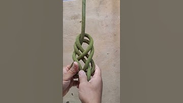 DIRECTIONAL FIGURE OF 8 LOOP: Useful Knot for Climbers | How to Tie a Knot #diy #youtubeshorts