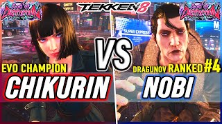 T8 🔥 Chikurin (#1 Ranked Lili) vs Nobi (#4 Ranked Dragunov) 🔥 Tekken 8 High Level Gameplay