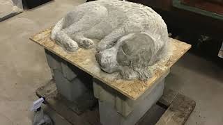 2020 Concrete Dog Memorial Vault Constructed By Davinoff