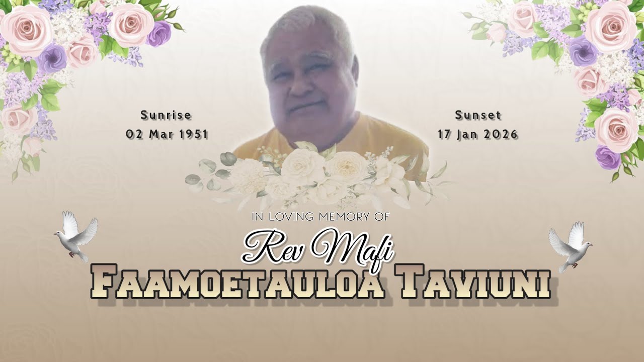 The Late Rev Mafi Faamoetauloa Taviuni Family Service
