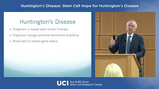 Huntington's Disease: Stem Cell Hope for Huntington's Disease