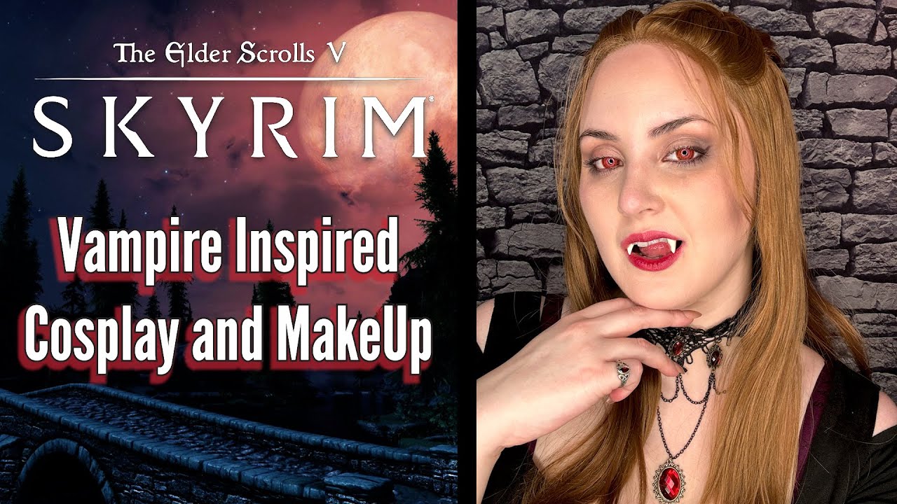 Easy Vampire Make Up and Cosplay || Tutorial