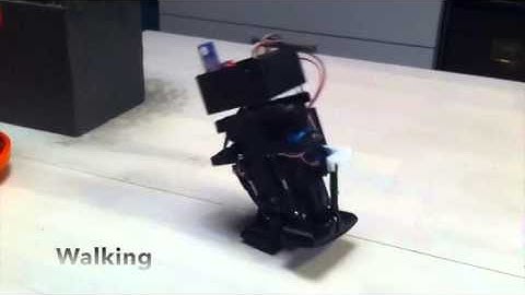 Actuated passive dynamic walking DIY