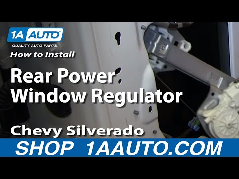 How to Replace Window Regulator 07-13 Chevy Silverado 1500