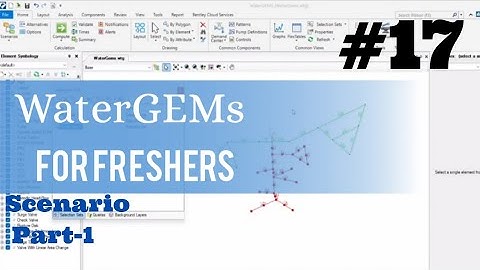 Scenarios in WaterGEMs l Part-1 l Demand l Bentley #watergems #watermanagementsystem