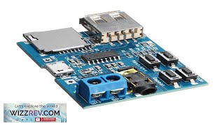 10Pcs MP3 Lossless Decoder Board With Power Amplifier Module TF Card Decoding Review