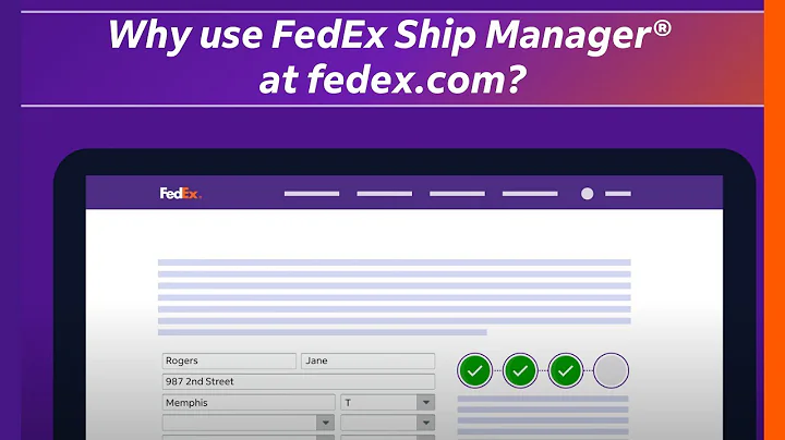 Why use FedEx Ship Manager® at fedex.com?