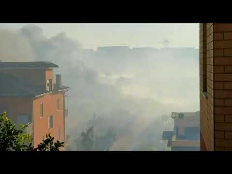 Arde un cartier