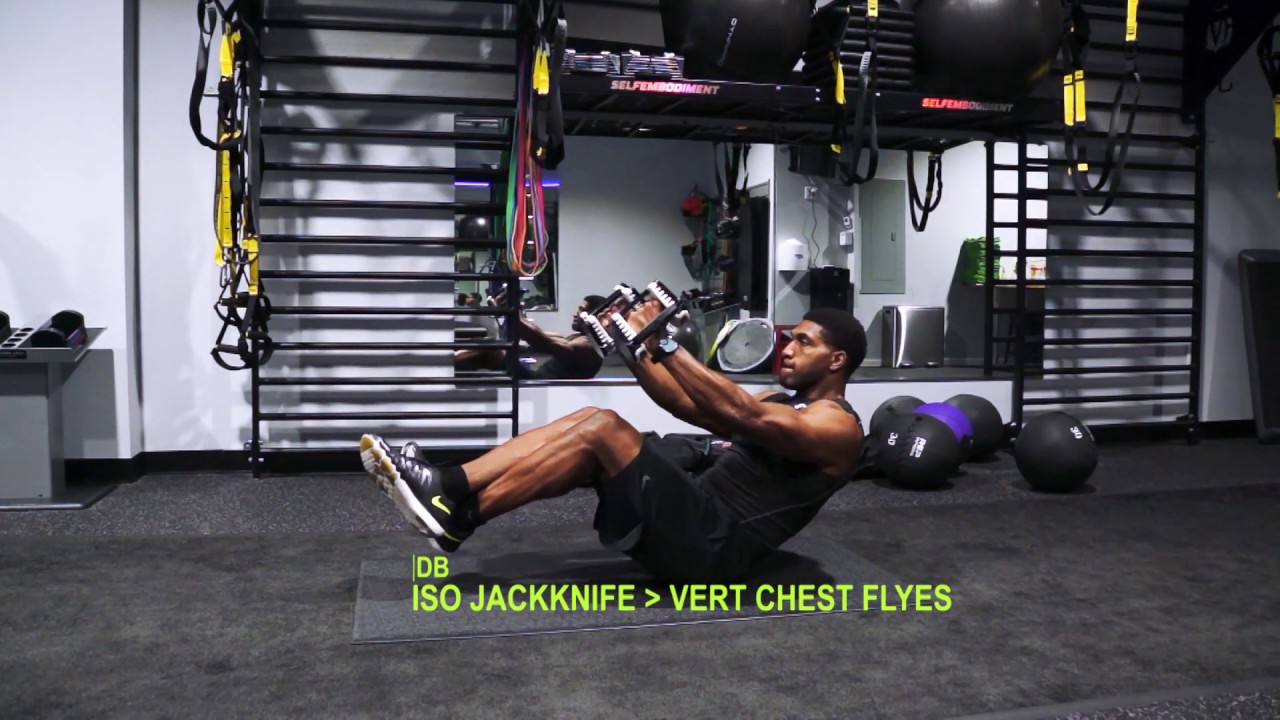 Dumbbell ISO Jackknife Vert Chest Flyes YouTube
