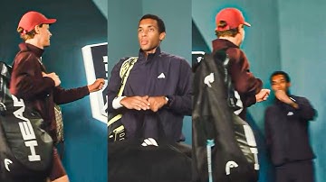 Sinner Shows Love to Auger-Aliassime before Their Final Match | Paris 2025