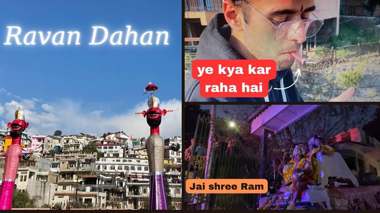 Ravan Dahan vlog // Arrey @RomanRapstar kya kar raha hai ! // Jai Shree ...