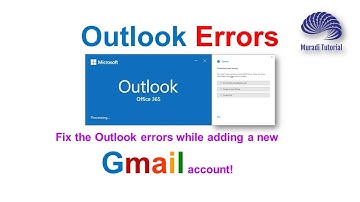 Outlook Error - Gmail - Something went wrong - We couldn’t log on… (POP/IMAP) server