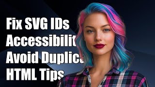 Fixing SVG Accessibility Issues: Avoiding Duplicate IDs in HTML