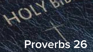 Proverbs 26 (NIV) The Audio Bible