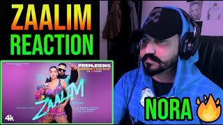 Badshah - Zaalim Reaction | Nora Fatehi | Payal Dev | Official Music Video