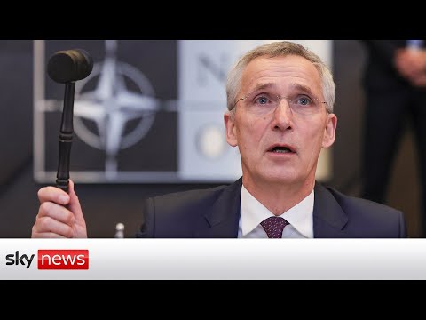 Stoltenberg holds news conference with defence ministers